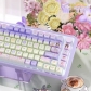 Happy Birthday 104+34 / 54 MDA Profile Keycap Set Cherry MX PBT Dye-subbed for Mechanical Gaming Keyboard